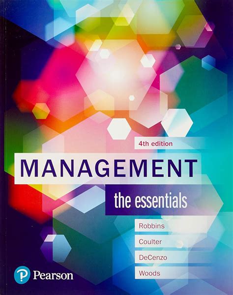 Management The Essentials Robbins Stephen Coulter Mary Decenzo