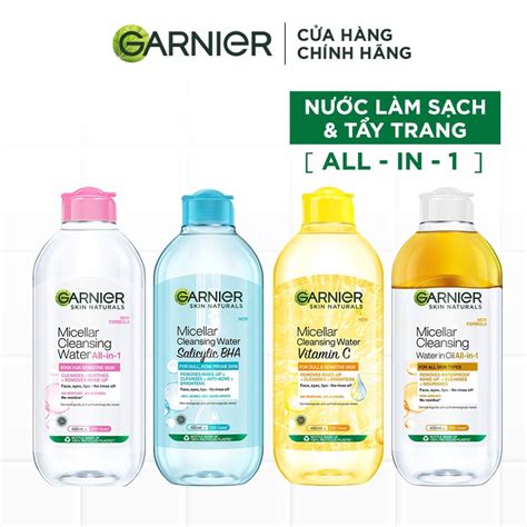 Nước Tẩy Trang Garnier Làm Sạch Sâu Lớp Trang Điểm 400ml Hasakivn