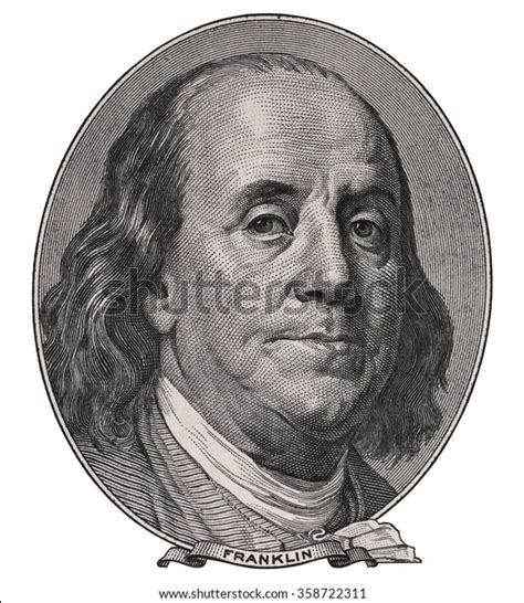 Benjamin Franklin Face On Us One Stock Photo (Edit Now) 358722311