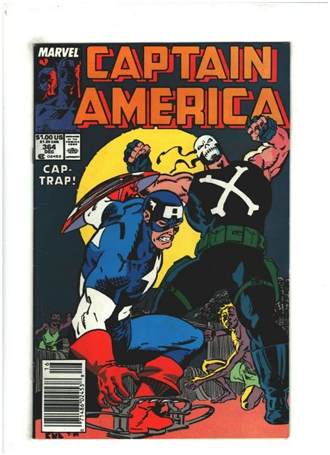 Captain America Vf Newsstand Marvel Vs Crossbones Comic