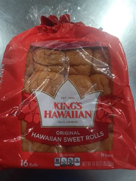 Kings Hawaiian Sweet Roll Original 16rolls 454g Lazada Ph