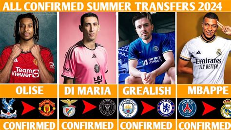 🚨all The Latest Confirmed And Rumours Summer Transfers 2024 Olise To