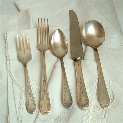 Community Silverplate Flatware Queen Bess Silverplated Flatware By