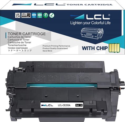 Lcl Compatible For Hp 55a Ce255a 1 Pack Black Toner Cartridge For Hp Laserjet Enterprise P3010