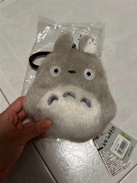 Authentic Studio Ghibli Totoro Plush Sling Bag Hobbies Toys Toys