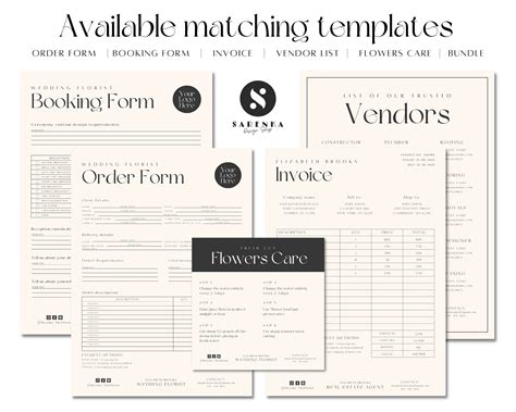 Wholesale Order Form Template / Canva Order Forms / Editable - Etsy 