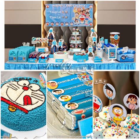 Pretty Theme Event Planner: Birthday Party - Theme: Doraemon