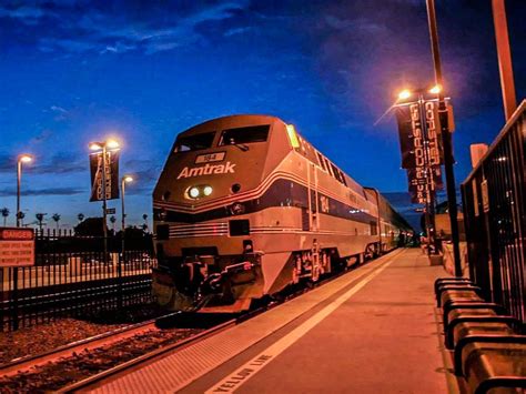 Amtrak Phase Iv Heritage Unit In Oceanside