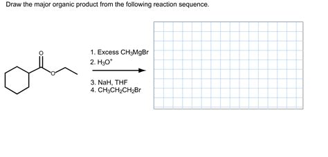 Draw The Organic Products Formed In Each Reaction