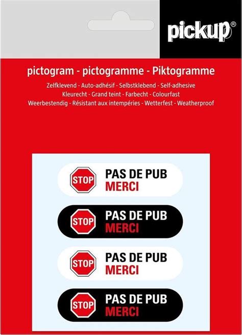 Pickup Pictogram X Cm Pas De Pub Bol