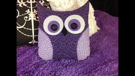 Diy Owl Pillow Youtube