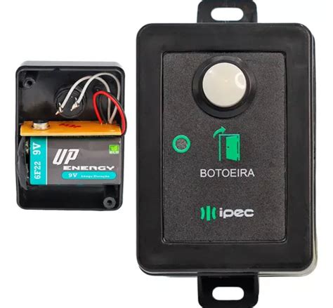 Botoeira Sem Fio Black Linha Classic Ipec MercadoLivre