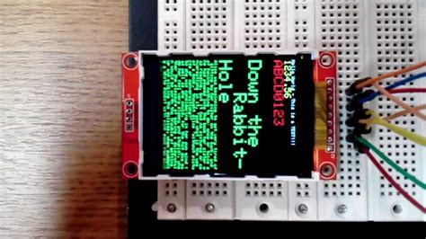 Tft Spi X Display W Arduino Nano Youtube