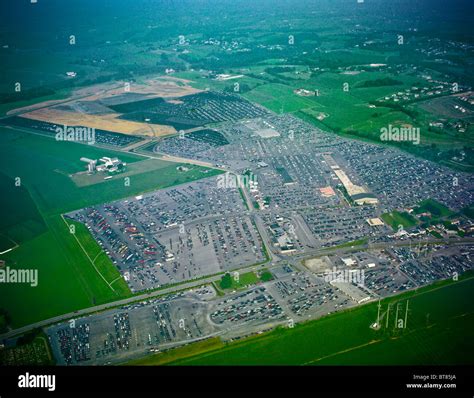 Aerial View Lancaster County Auto Auction Manheim Pa Worlds Stock