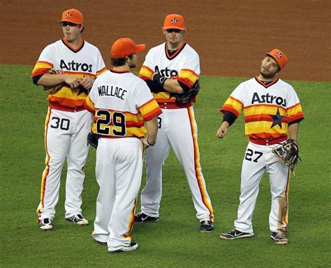 Is it me, or do the Houston Astros retro jerseys remind you of the Hall ...