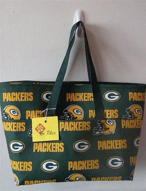 Green Bay Packer Tote Large 3500 Green Bay Packers Craft Bags