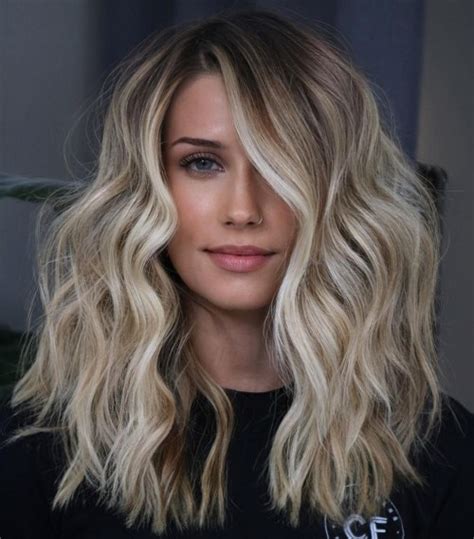 Platinum Blonde Hair With Brown Roots