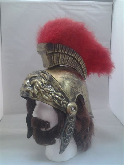 Roman Soldier Helmet Gold - Screamers Costumes