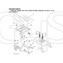 Husqvarna Yth151 Seat GHS