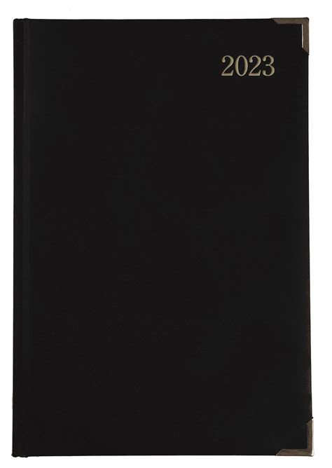 A Diary Page A Day Executive Padded No Stitch Black Park Avenue