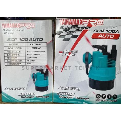 Jual Pompa Celup Yamamax Auto Scp 100 A Pompa Kolam Sumur Air Bersih