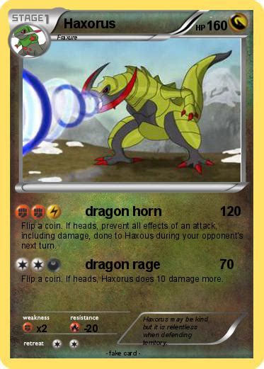 Pokémon Haxorus 381 381 Dragon Horn My Pokemon Card