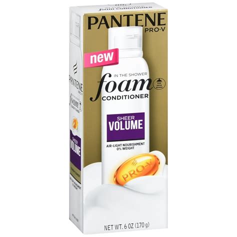 Pantene Sheer Volume In The Shower Foam Conditioner 6 OZ Medcare