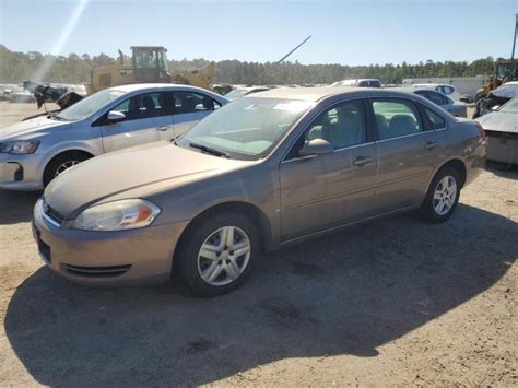 2007 CHEVROLET IMPALA LS For Sale SC NORTH CHARLESTON Mon Feb 26