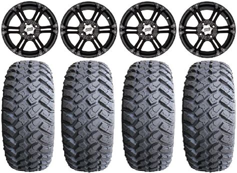 ITP SS212 14 Wheels Black 30 MotoHammer Tires Honda Foreman Rancher