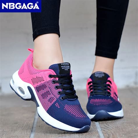 New Running Shoes Ladies Breathable Sneakers Summer Light Mesh Air