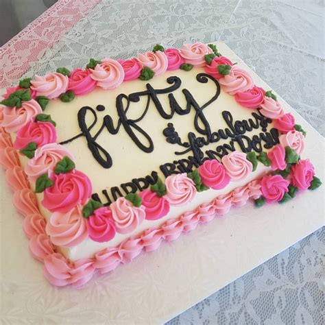 50th Birthday Sheet Cake Ideas For Her Reliable Reputation Th