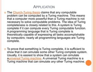 Turing machine | PPT