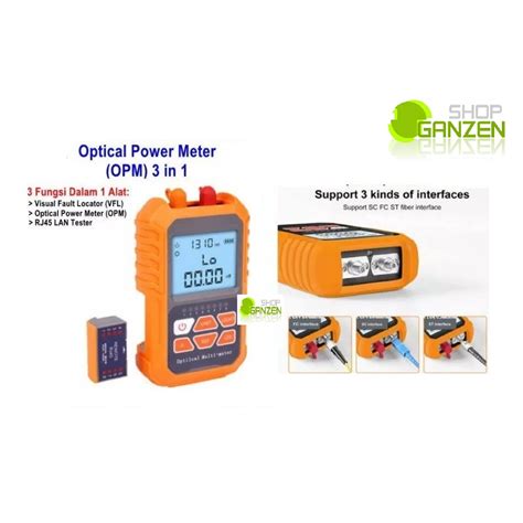 Jual Opm Optical Power Meter In Vfl Rj Lan Network Cable Tester