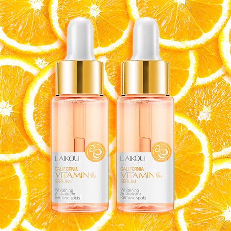 LAIKOU Vitamin C Serum Whitening Anti Wrinkles Freckle Essence Skin