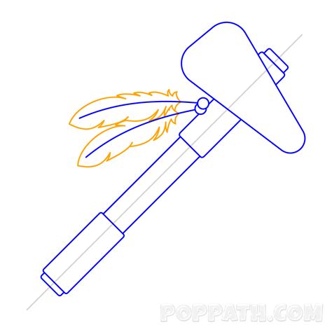 How To Draw A Tomahawk Pop Path