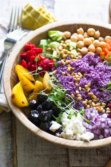 Purple Cauliflower Rice Salad • The View from Great Island