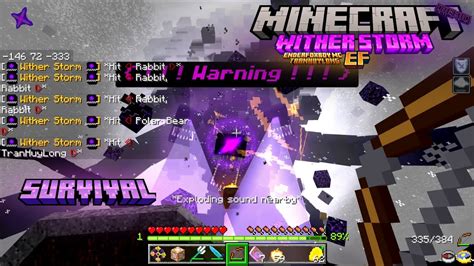 Wither Storm Add On Survival Test Mcpe Mcbe Wither Storm In Minecraftenderfoxboy Mc🦊 Youtube