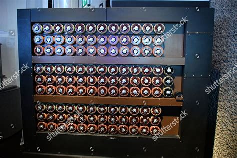 Bombe Alan Turing 2001 Nonworking Replica Editorial Stock Photo - Stock ...