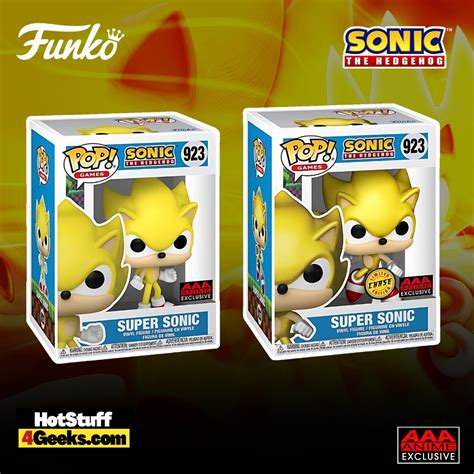 2023 NEW Super Sonic with Chase Funko Pop! AAA Exclusive