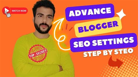 Advanced Blogger Seo Settings Blogspot Seo Setting Blogger Seo Settings