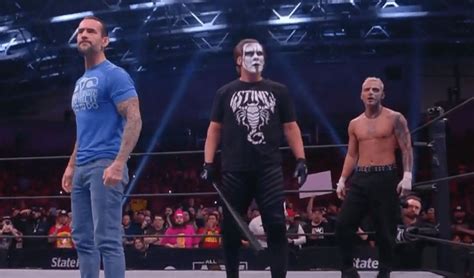 Cm Punk Heaps Praise On Sting After Aew Dynamite