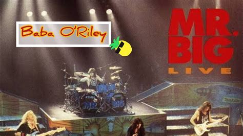 Mr Big Baba Oriley Live In San Francisco Cover Youtube