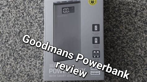 Goodmans Powerbank Review Youtube