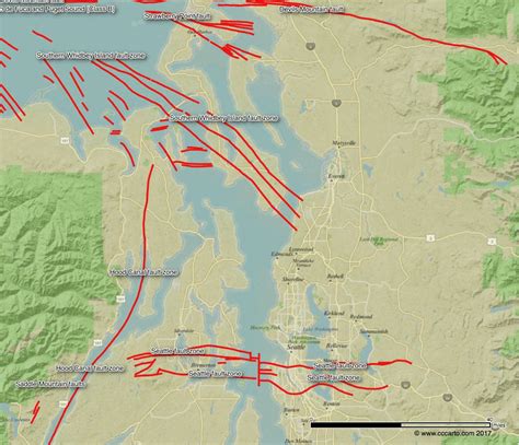 Seattle Earthquake Zone Map