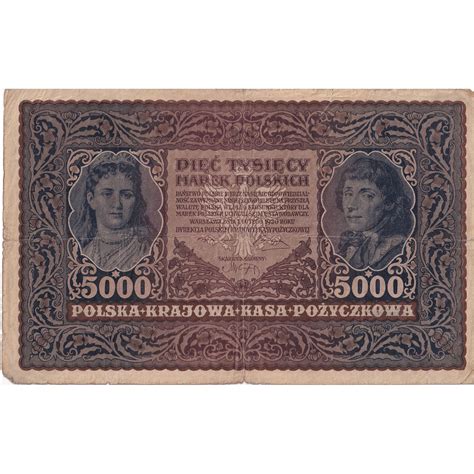 Banknote Poland Marek Km Vf