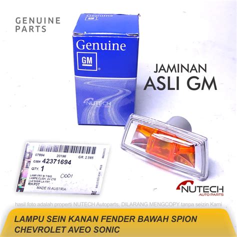 Jual Lampu Sein Kanan Fender Bawah Spion Chevrolet Aveo Sonic Ori Gm