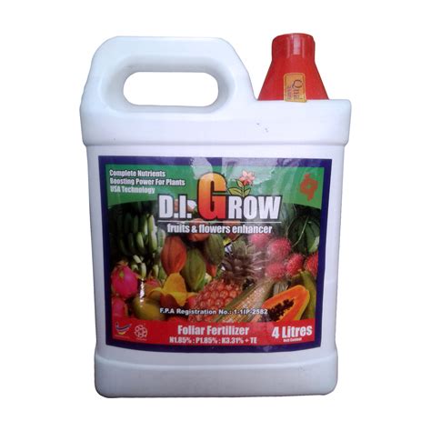 D I Grow Red Fertilizer 4Ltr Agritab