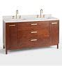 Warrenton Walnut Double Vanity Rejuvenation