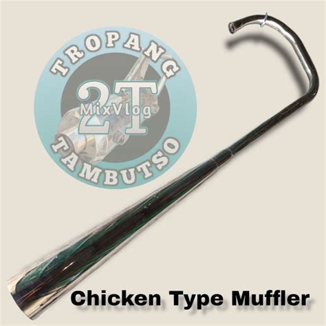 Kawasaki Barako Stainless Mc Chicken Pipe Muffler Lazada Ph