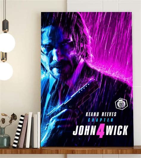 John Wick Chapter 4 Keanu Reeves Poster Canvas - REVER LAVIE